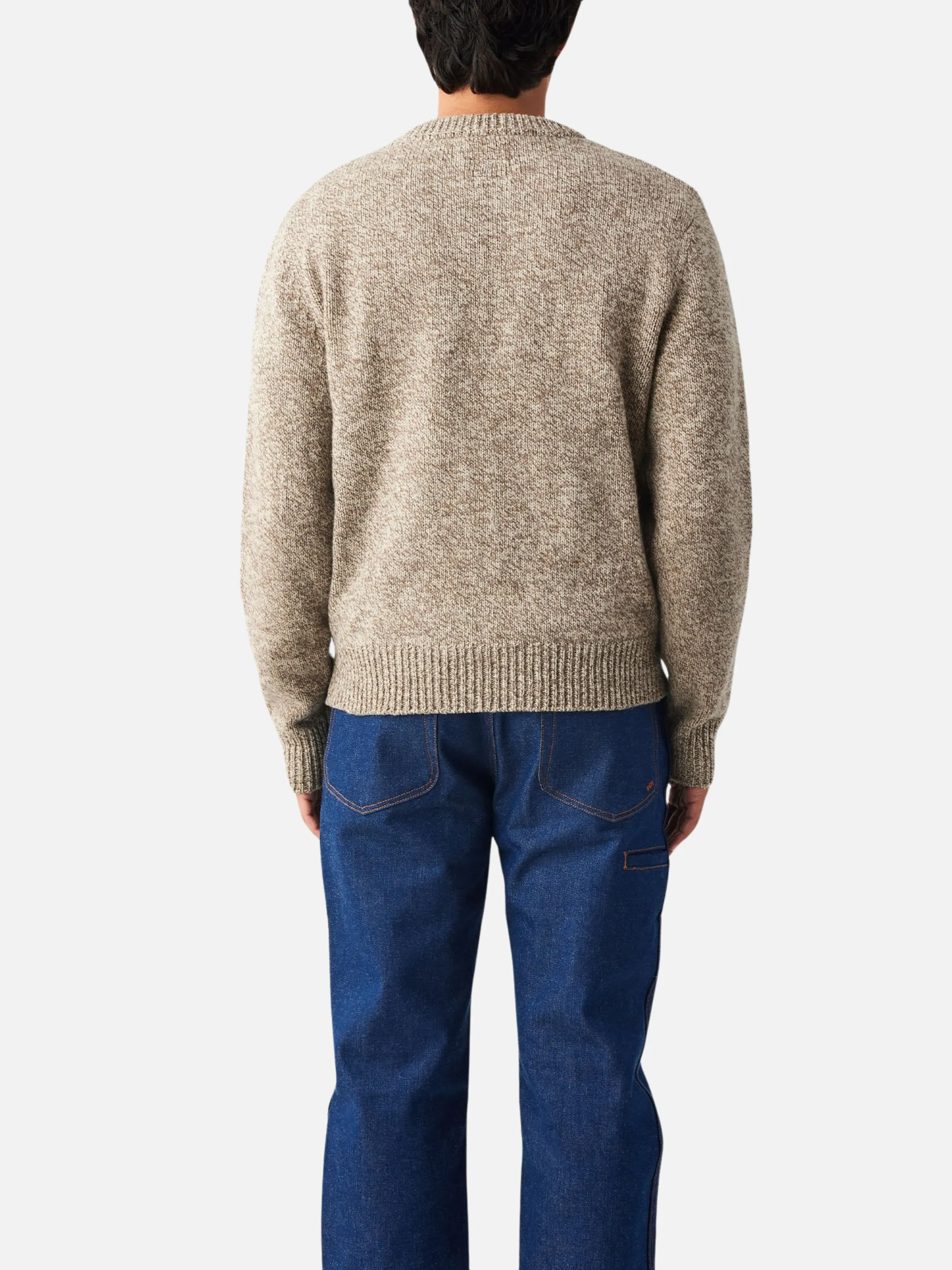 Seager Wharf Knit Sweater - Salt & Pepper