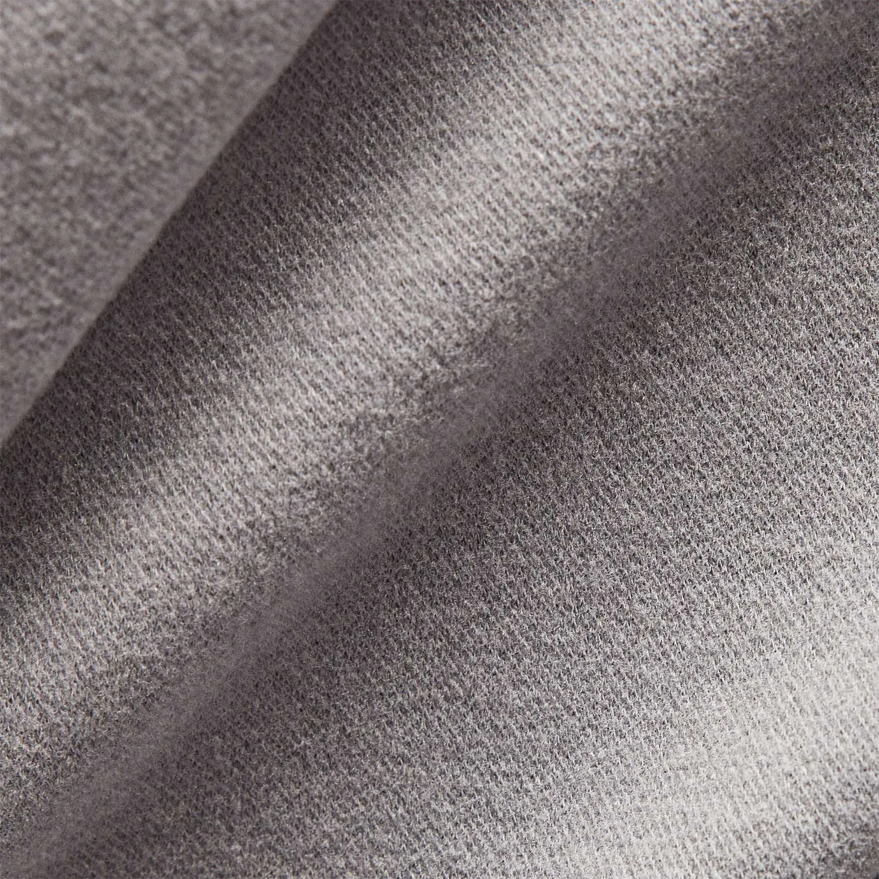 Sherpa Lined Scuba Half Zip - Silver Grey