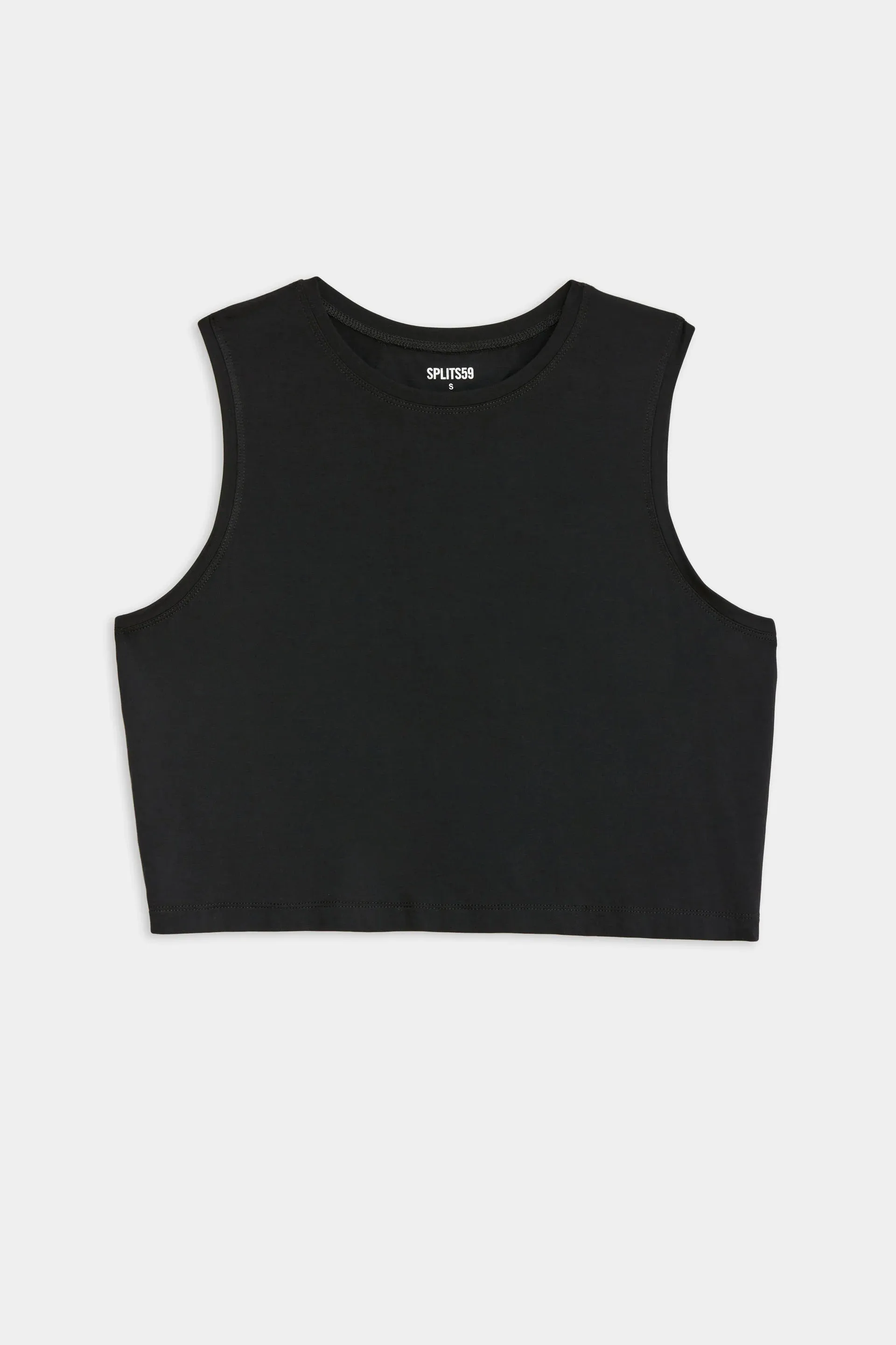Sienna Jersey Tank in Black