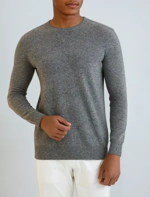 Signature Cashmere Sweater - Dark Grey
