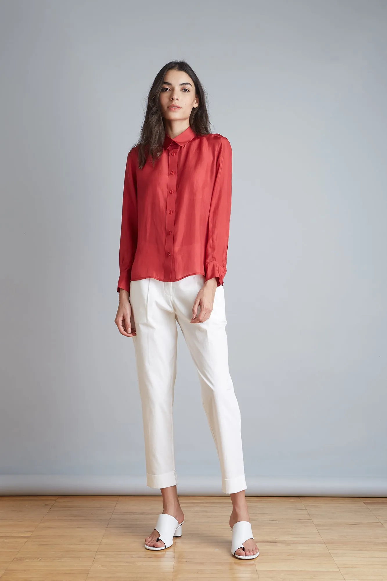 Silk Habotai Blouse