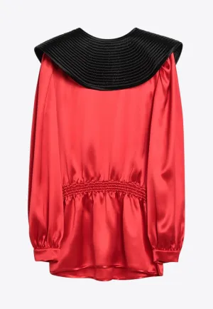 Silk Long-Sleeves Blouse