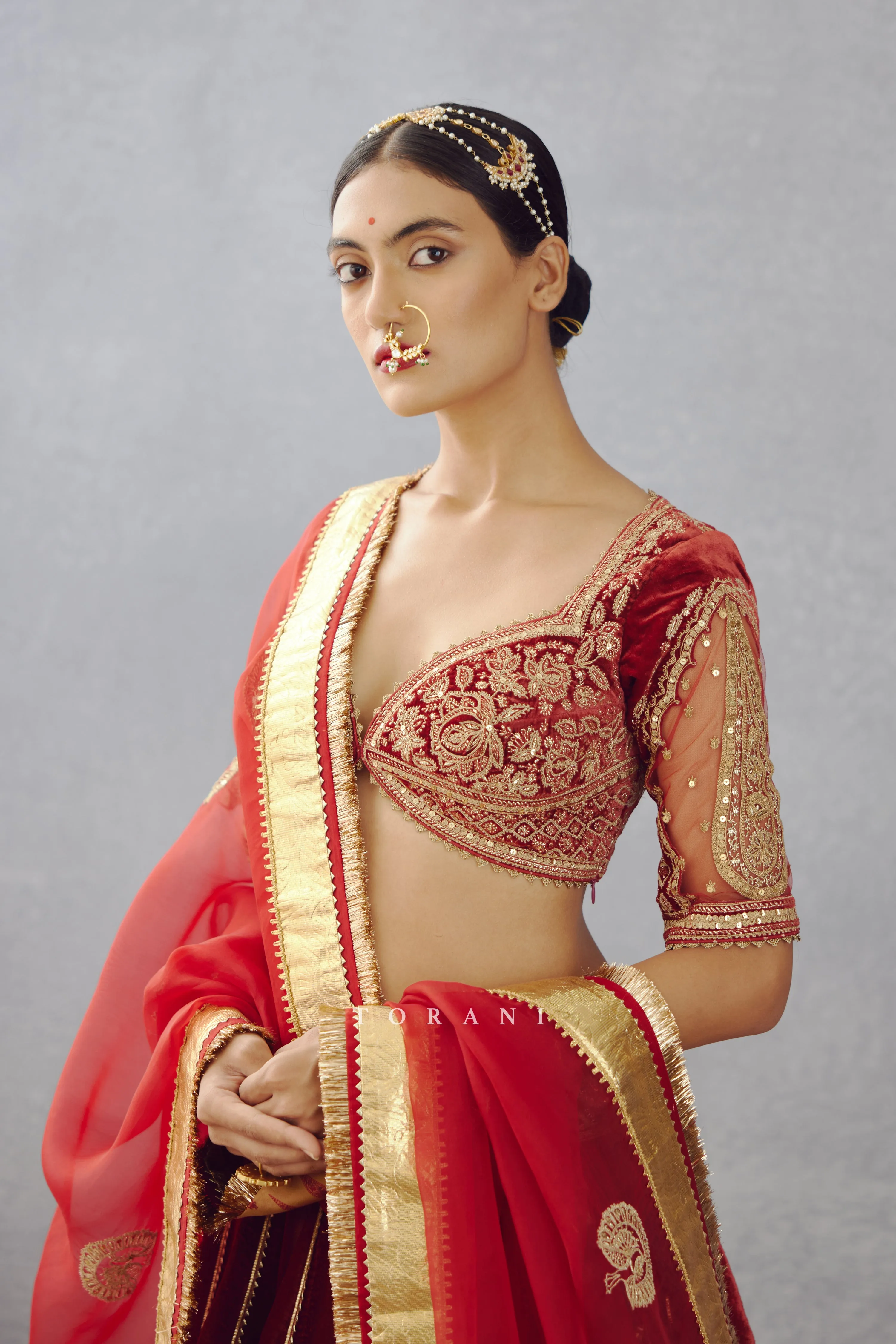 Sindoori Dhwani Blouse