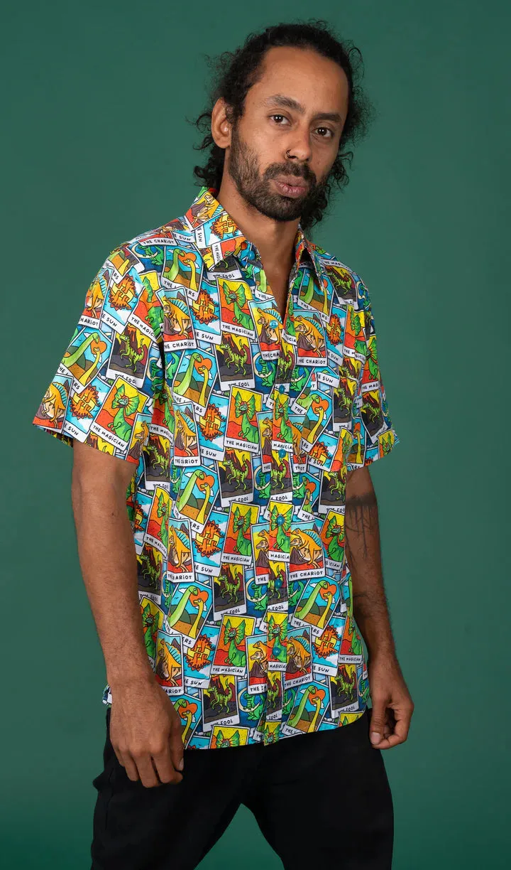 SIZES XS/S* Tarot Dinosaurs Short Sleeve Shirt