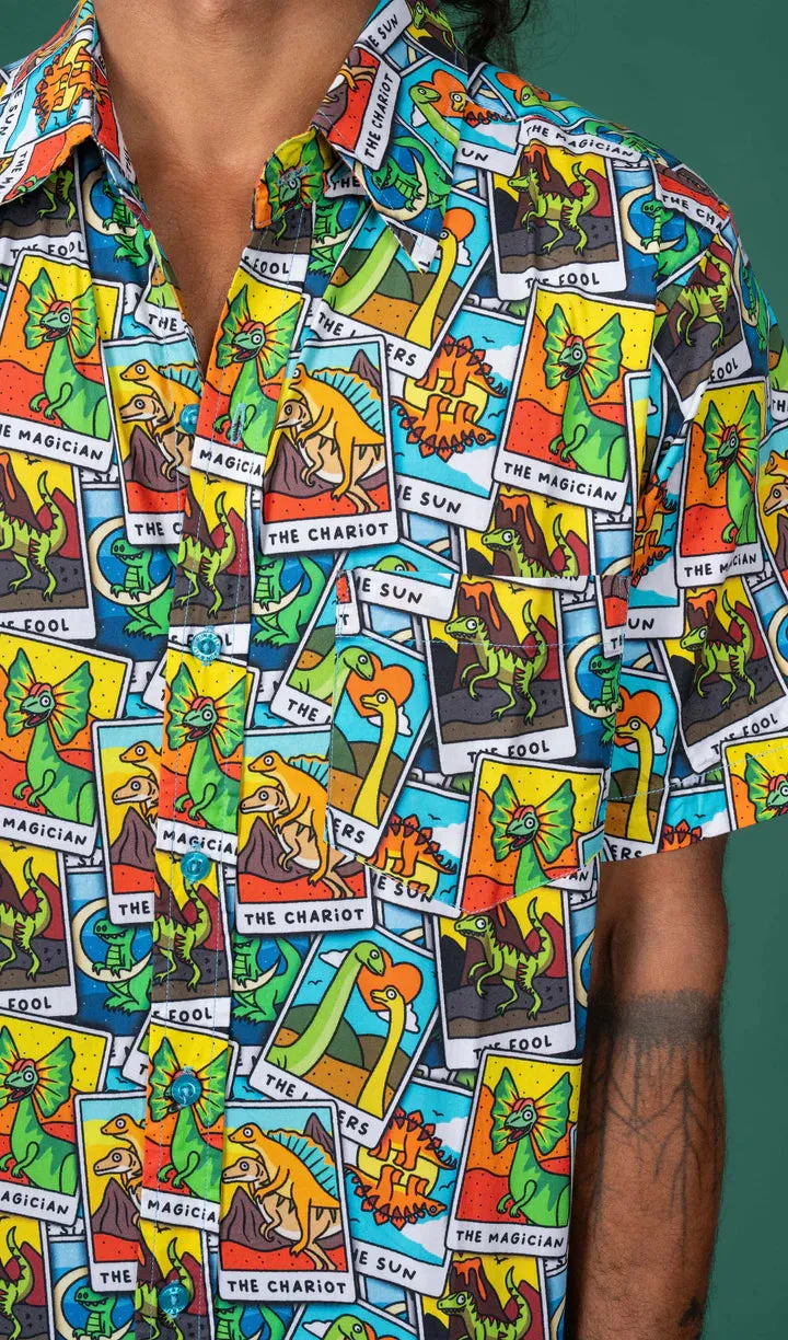 SIZES XS/S* Tarot Dinosaurs Short Sleeve Shirt