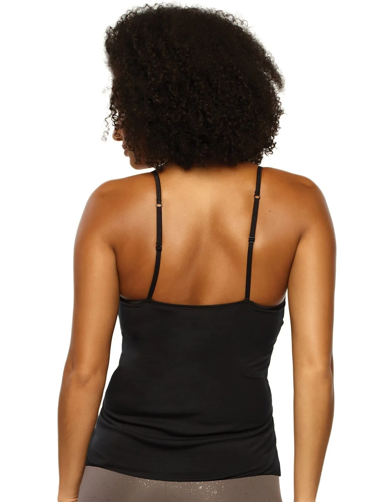 So Smooth Modal Cami Top w/ Built In Shelf Bra 2-Pack