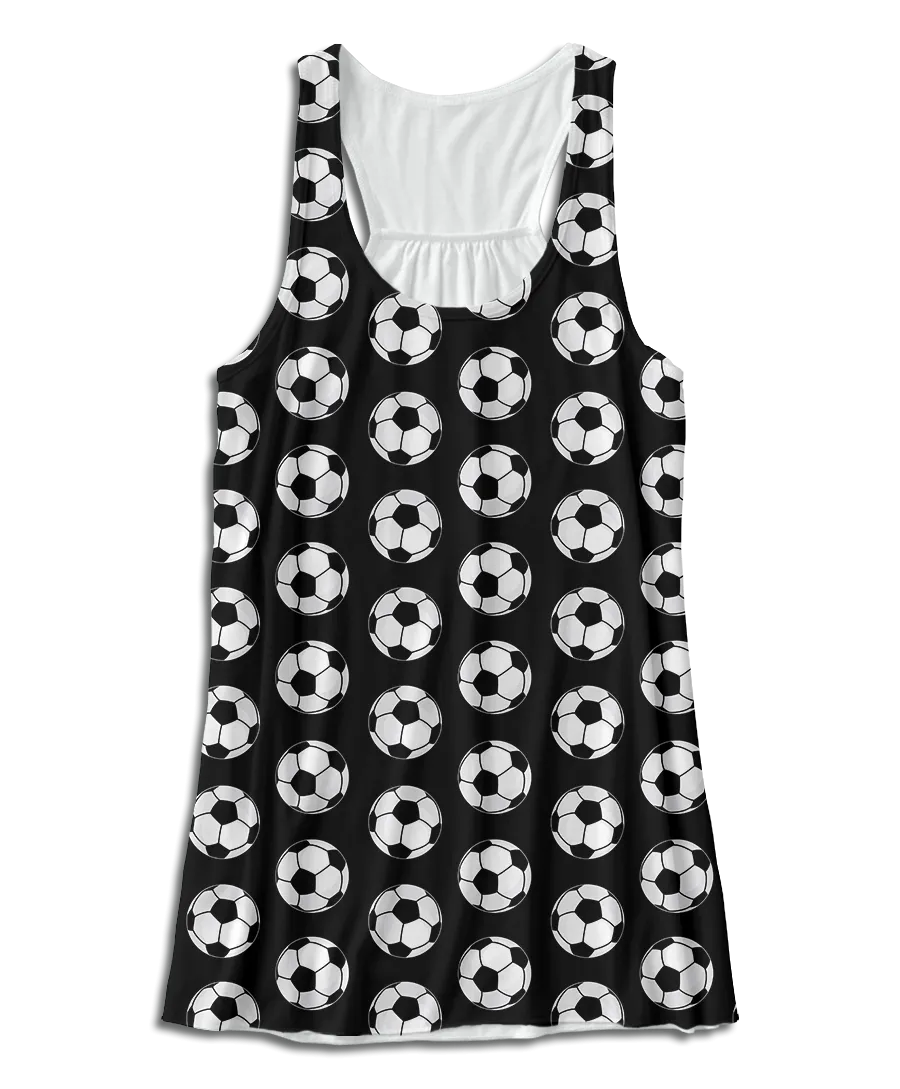 Soccerball Racerback Tank Top