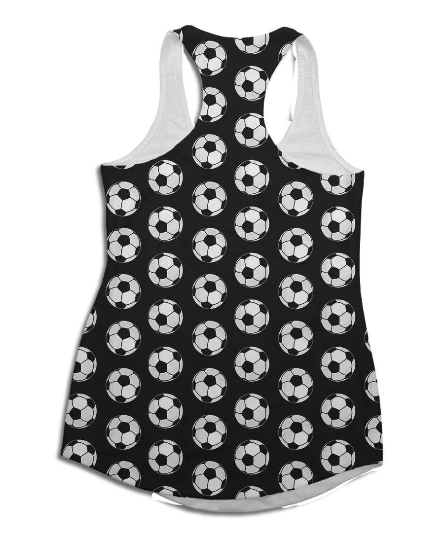 Soccerball Racerback Tank Top