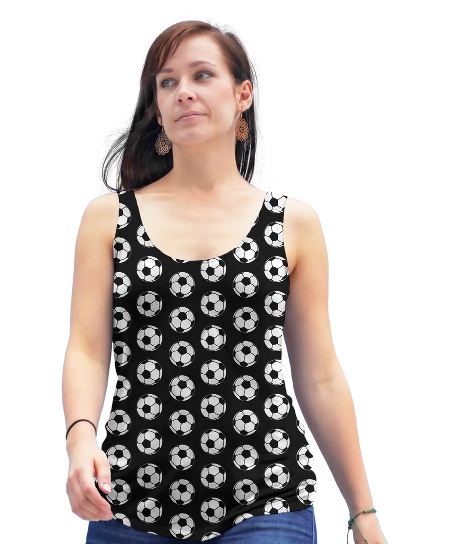 Soccerball Racerback Tank Top