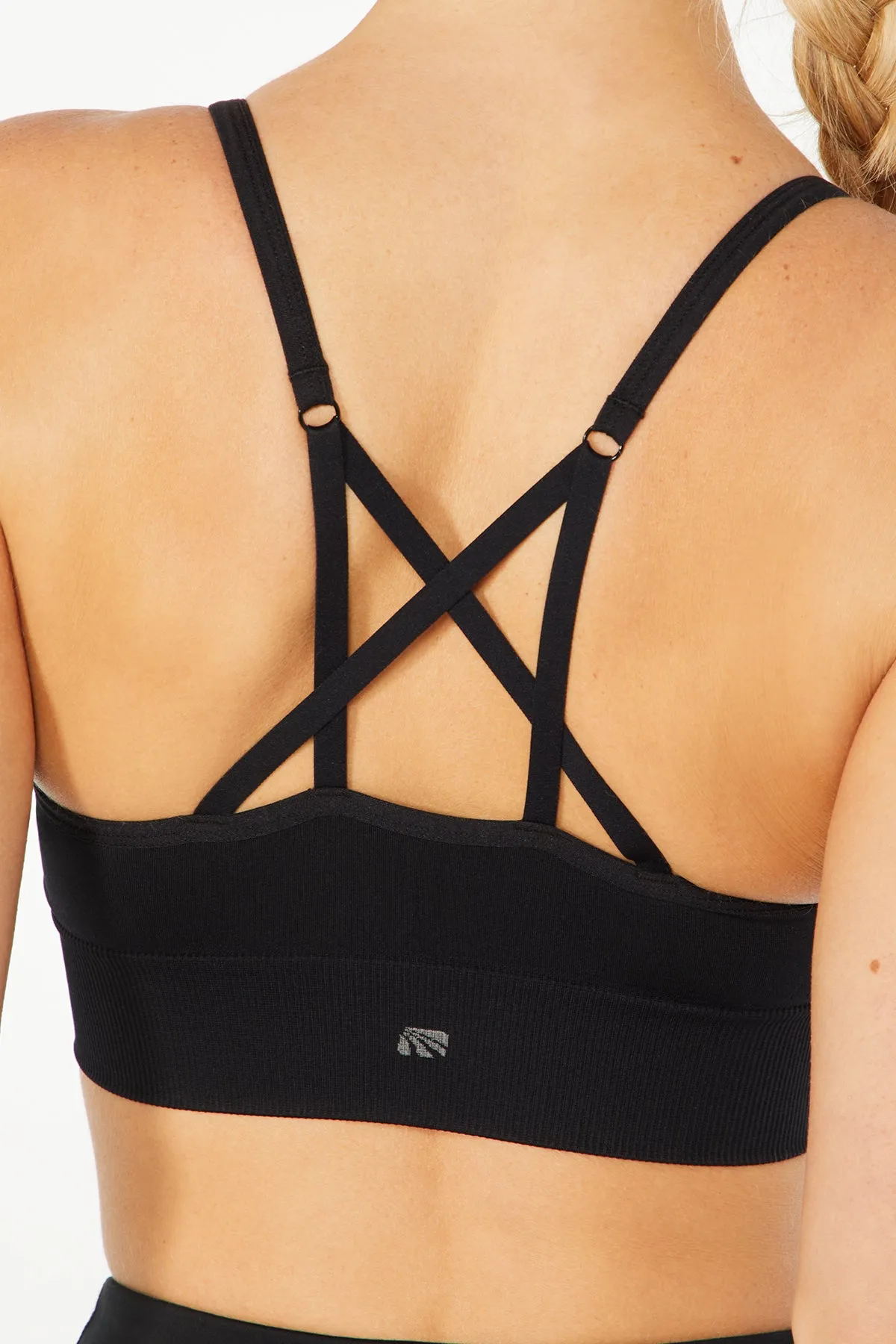 Sofia Seamless Bra (Black)