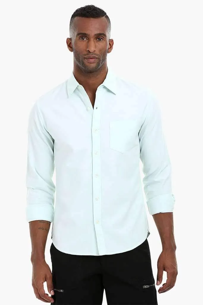 Solid Oxford Cotton Shirt