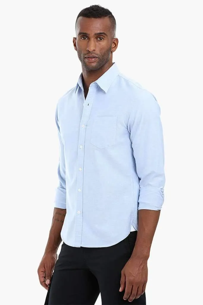 Solid Oxford Cotton Shirt