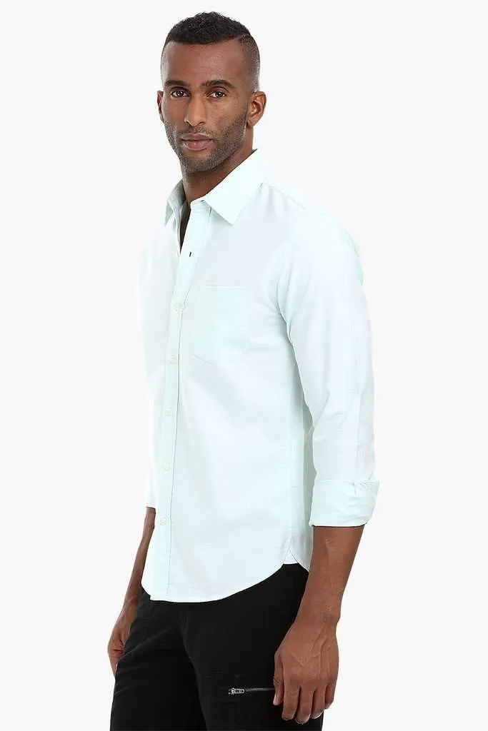 Solid Oxford Cotton Shirt