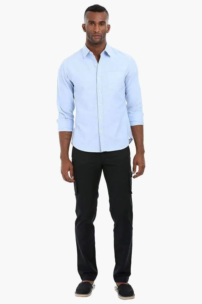 Solid Oxford Cotton Shirt