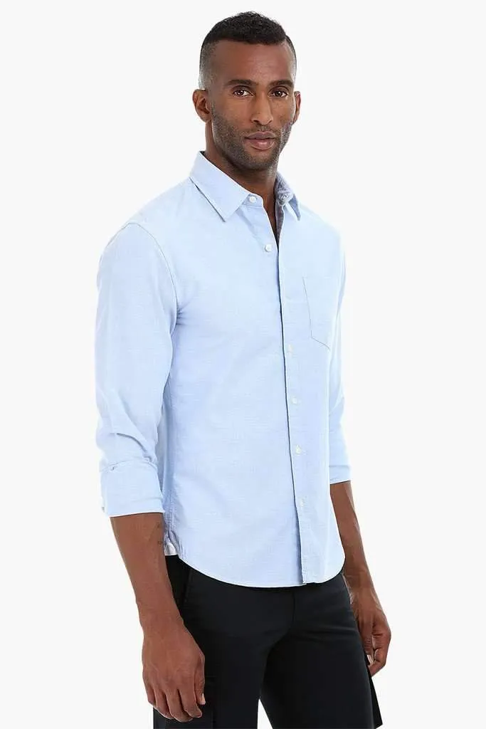 Solid Oxford Cotton Shirt