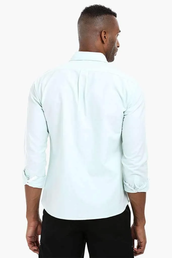 Solid Oxford Cotton Shirt