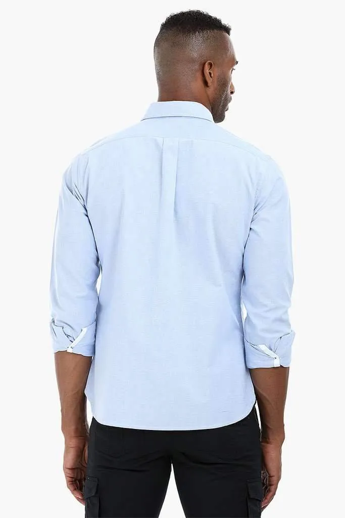Solid Oxford Cotton Shirt