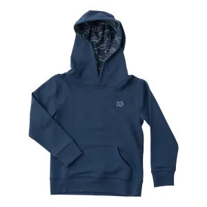 Spinnerbait Sweatshirt in Big Dipper Navy Blue with Nautical Knots