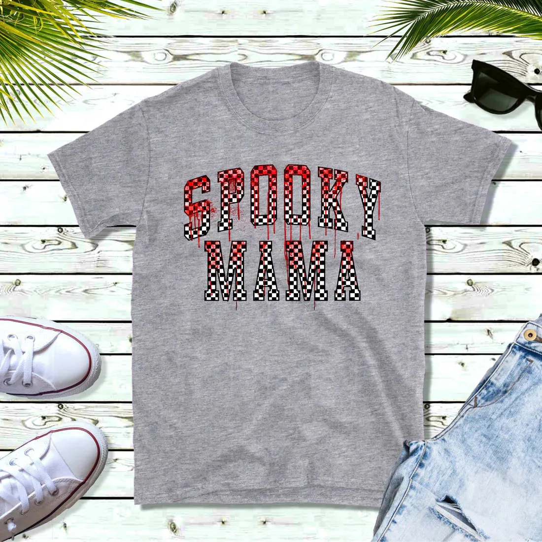 Spooky Mama Blood Graphic Tee