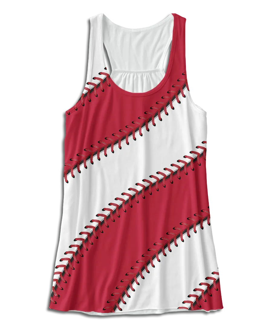 St. Louis Ball Stitch Racerback Tank Top
