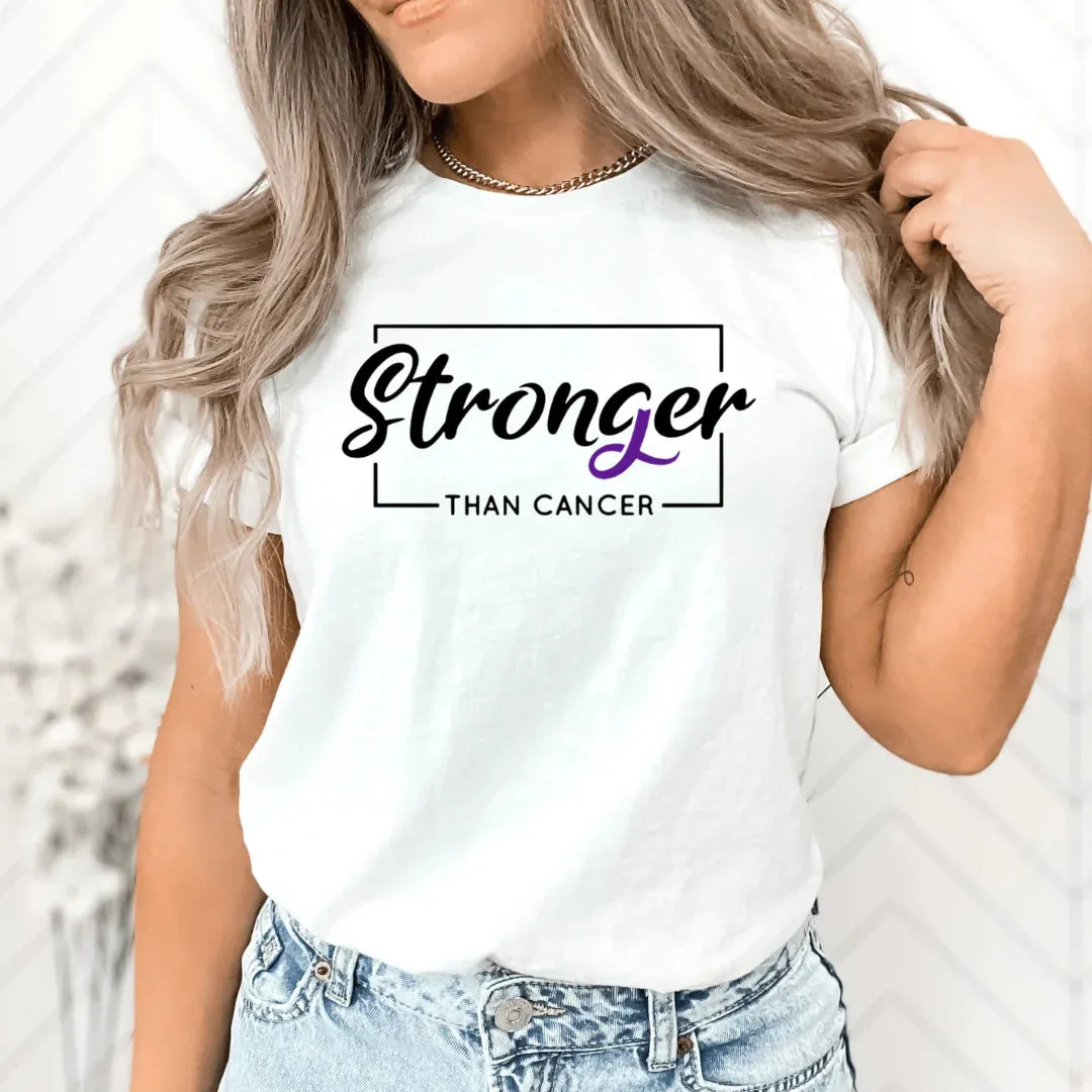 Stronger Than Cancer (Custom Ribbon) Apparel