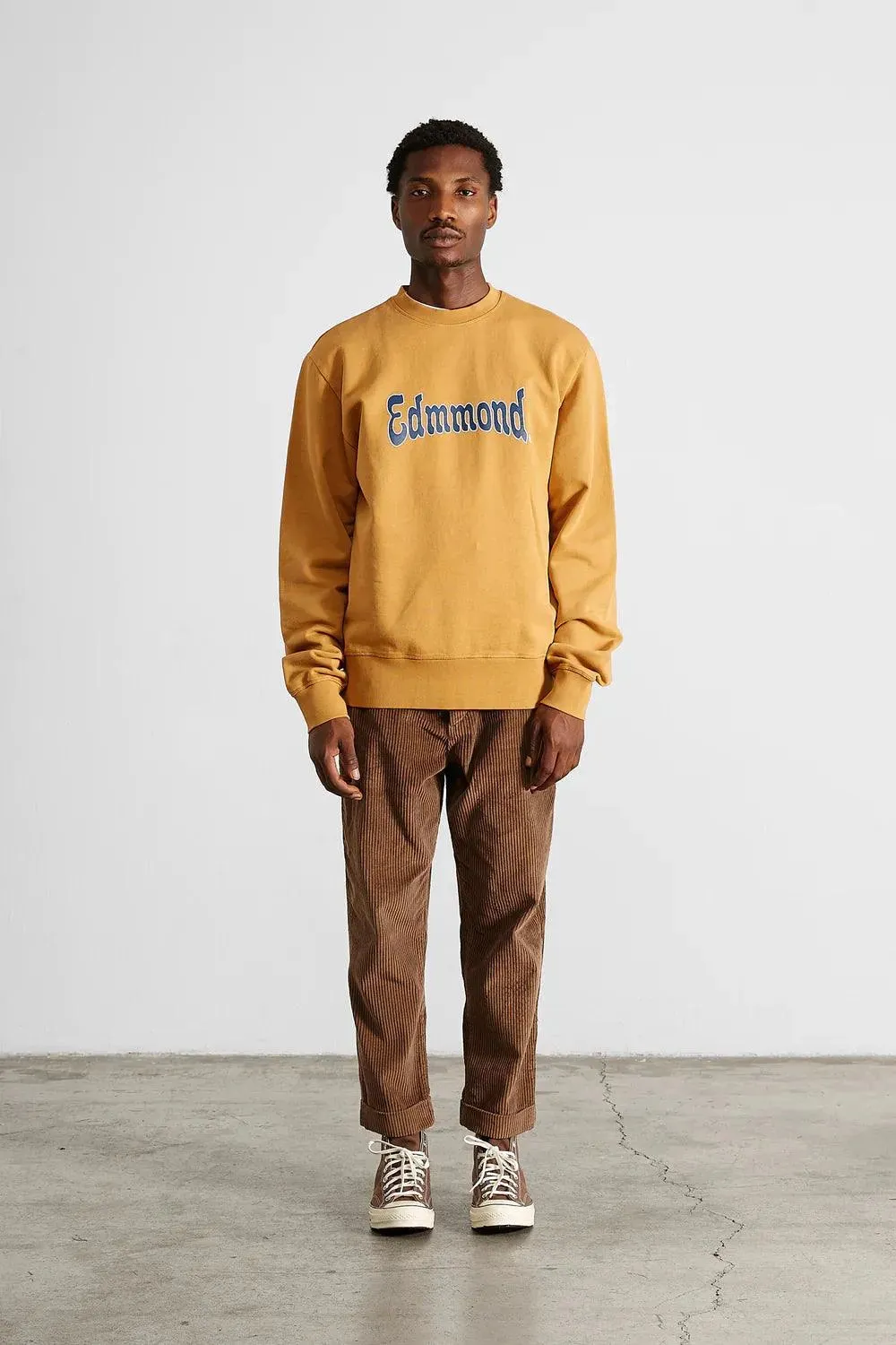 Sudadera Edmmond Studios Curly Plain Caramel