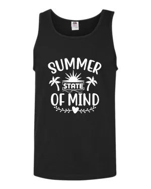 Summer state of mind tank top, summer tank top, beach party tank top