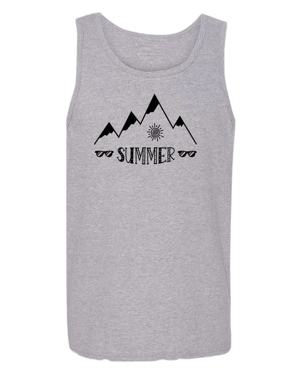 Summer, sun and sunglasses tank top, summer tank top, beach party tank top