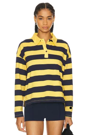Sundry Crop Polo Shirt