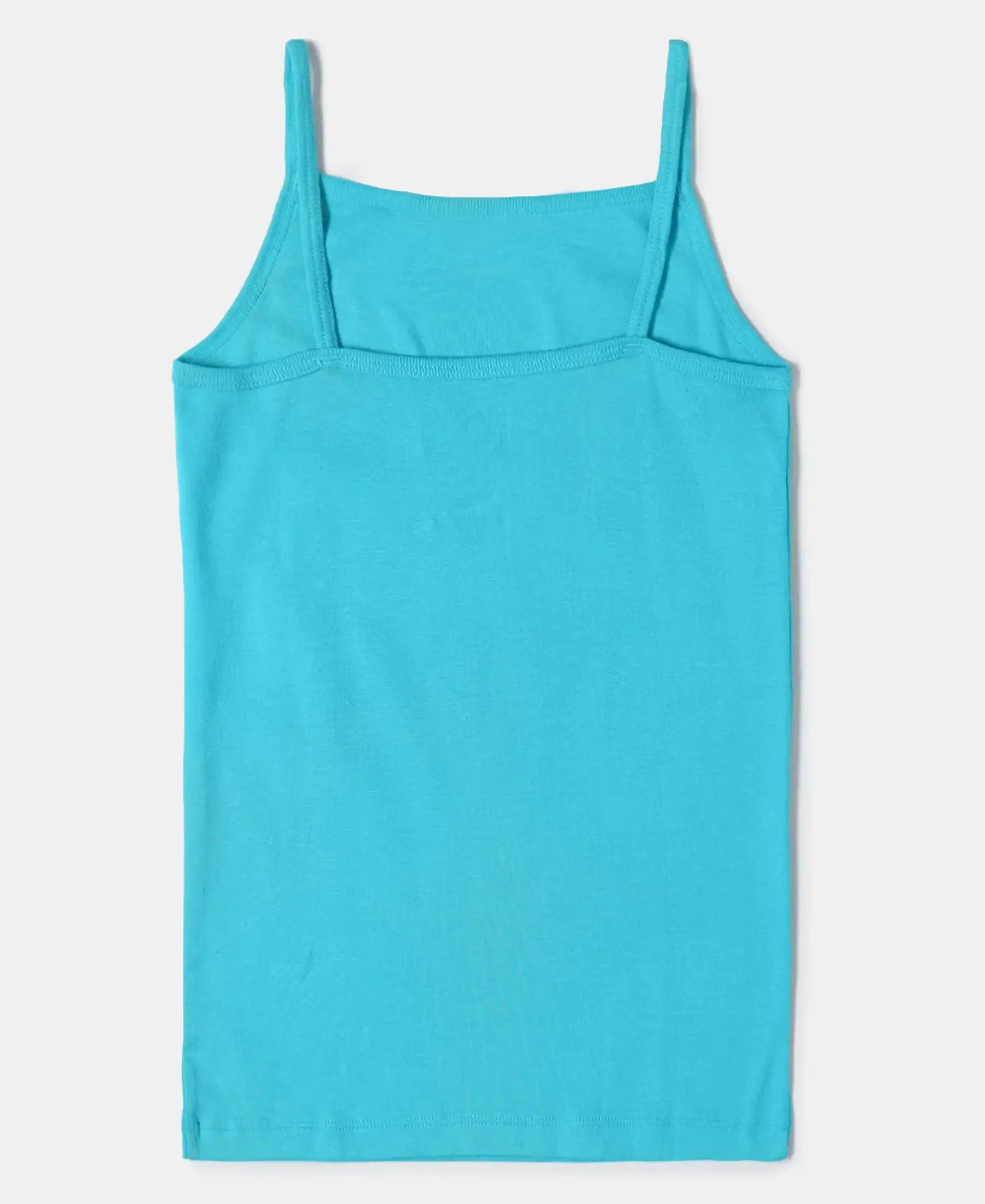 Super Combed Cotton Rib Fabric Spot Printed Camisole with Regular Straps - Assorted (Pack of 3)