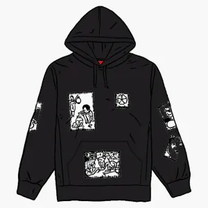 Supreme Toshio Saeki Hooded Sweatshirt Black