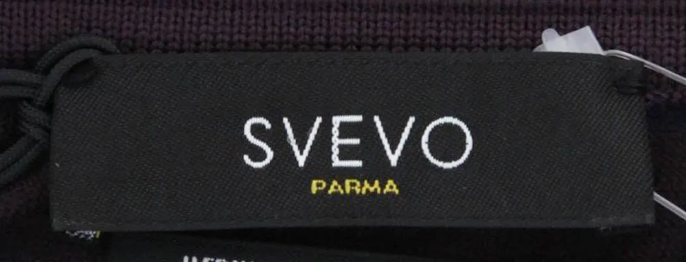 Svevo Parma Burgundy Red Wool Sweater - Size: Medium US / 50 EU