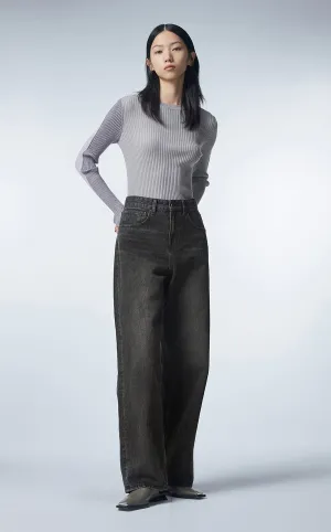 Sweater / JNBY Slim Fit Color Block Wool Sweater