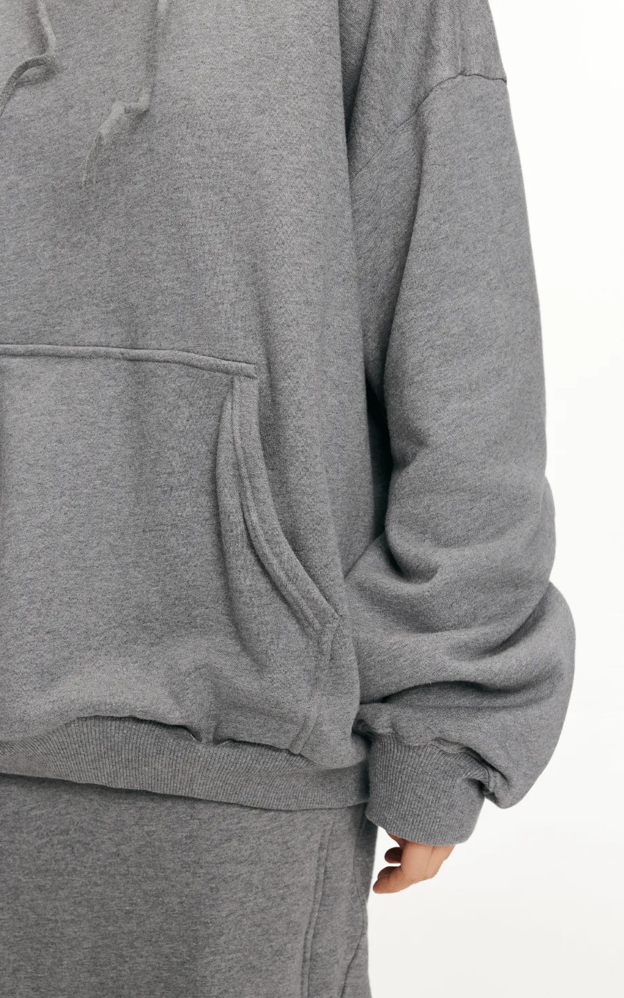 Sweatshirt / JNBY Drawstring Aluminum Wire  Cotton Hooded Pullover