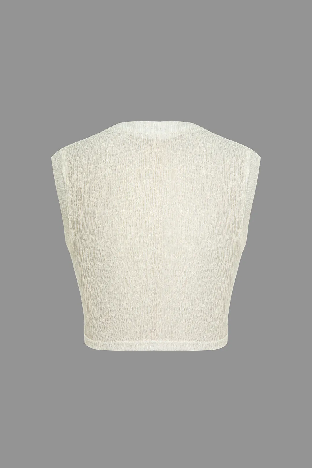 Sylvia - Elegant Twist Knot Woman's Tank Top