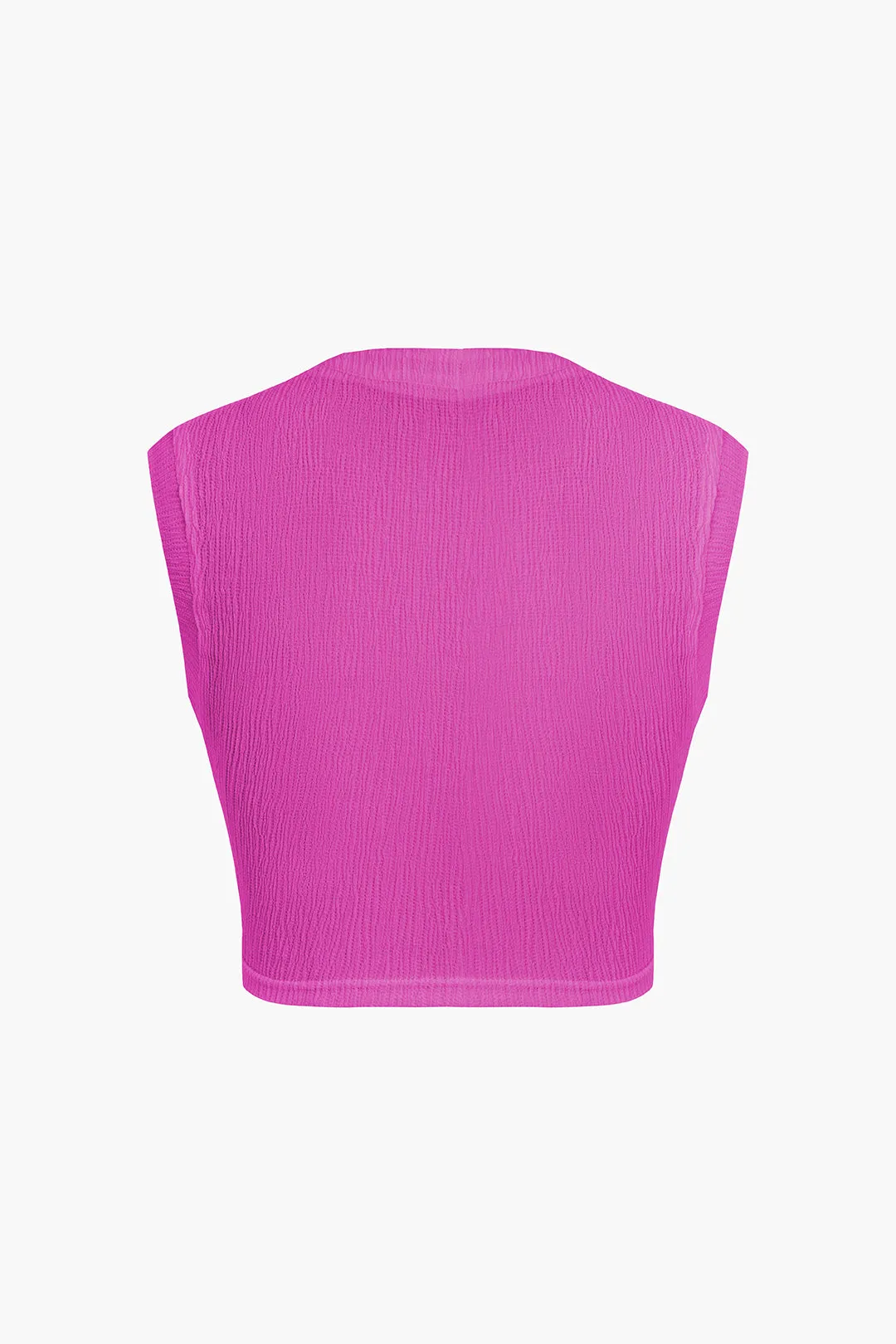 Sylvia - Elegant Twist Knot Woman's Tank Top