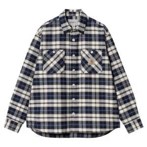 Tarbell Check L/S Shirt | Dark Navy