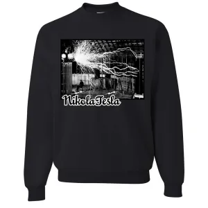 Tesla Coil Two Tone Crewneck Sweatshirt