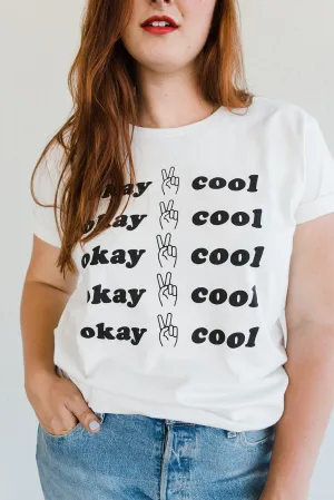The BLACK OKAY COOL T-Shirt