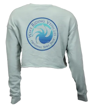The Shop Ladies Crop Crew Sweatshirt