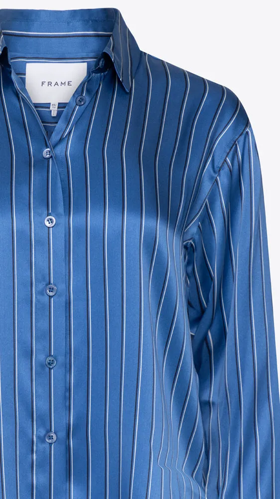 The Standard Shirt - Slate Blue Multi