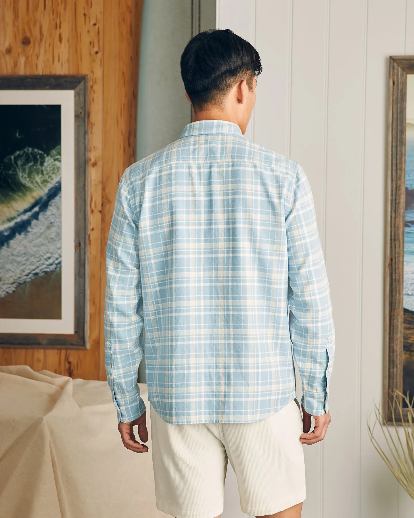 THE SURF FLANNEL SHIRT - SEABROOKS SANDS PLAID