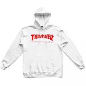 Thrasher Skate Mag Hoody - White Red
