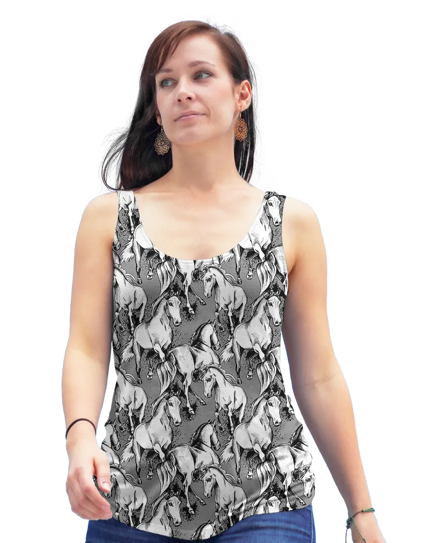Thunder Horse Racerback Tank Top