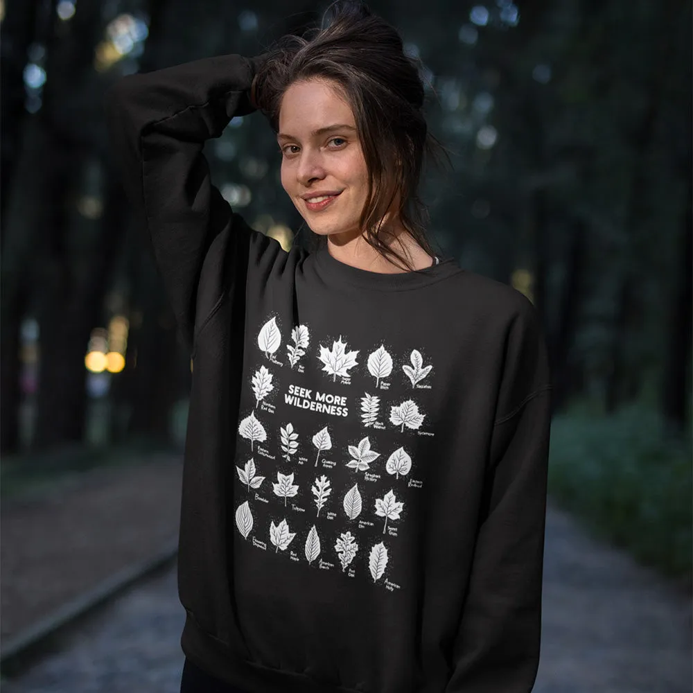 Tree Leaves Crewneck Sweatshirt