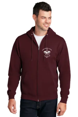 TROOP 198 COTTON BLEND FULL ZIP HOODED SWEATSHIRT