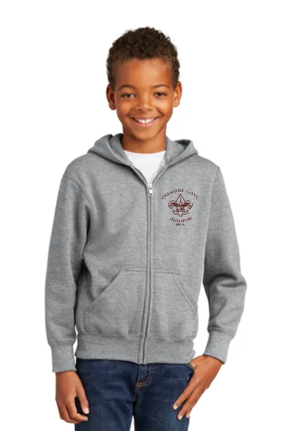 TROOP 198 COTTON BLEND FULL ZIP HOODED SWEATSHIRT