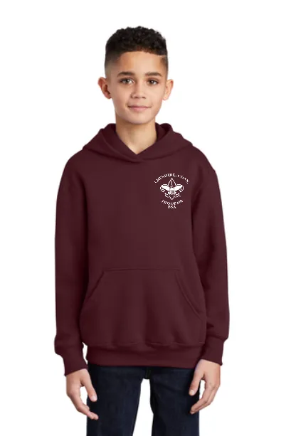 TROOP 198 COTTON BLEND HOODED SWEATSHIRT