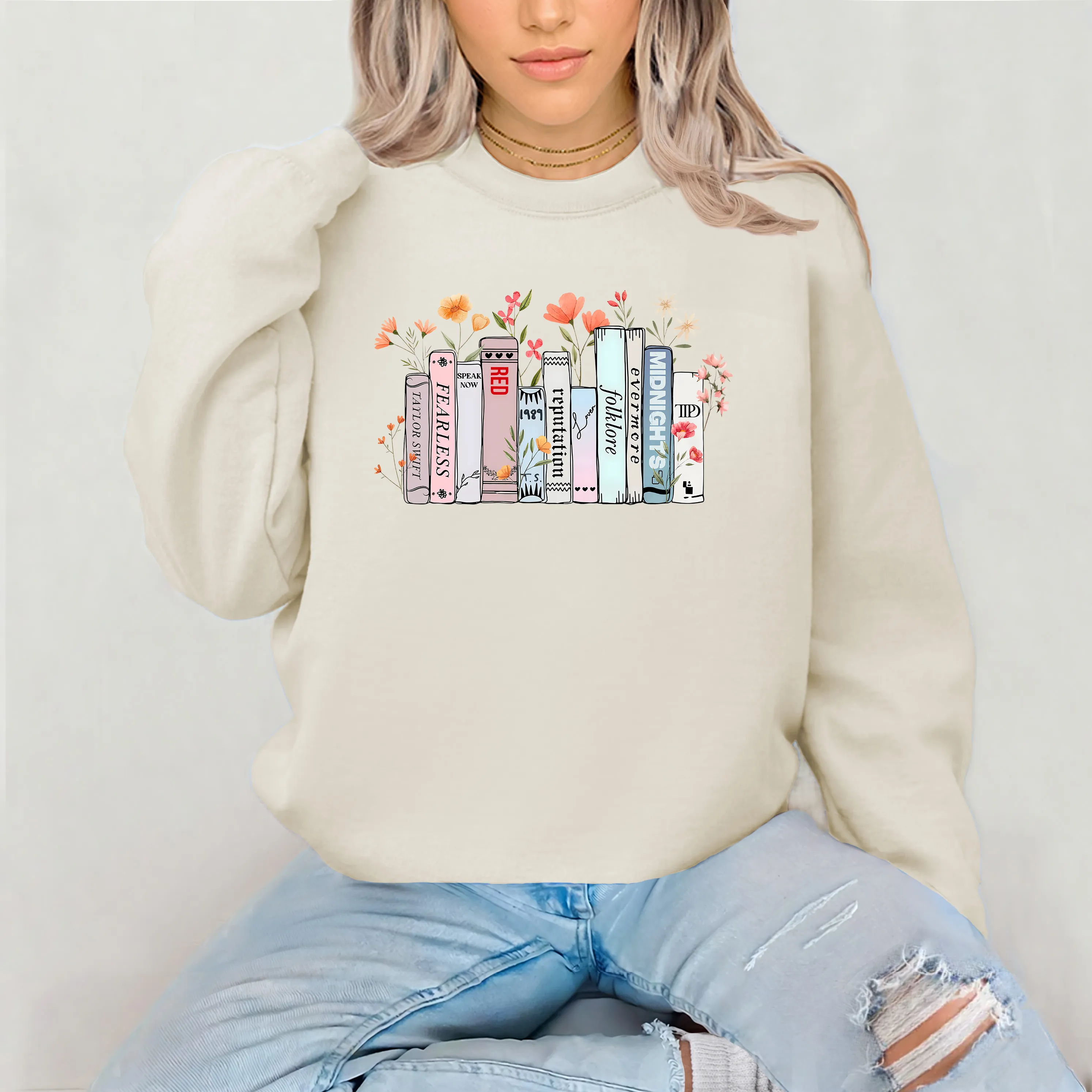 TS Albums as Books Sweatshirt