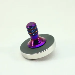 Two Step - Blacked out and polished stainless steel with a heat anodized titanium spindle #2